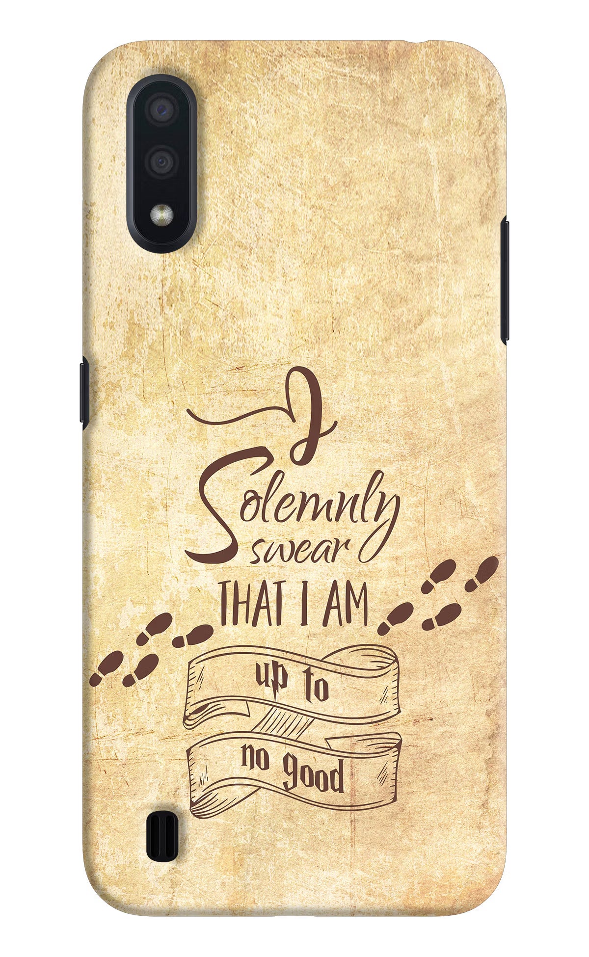 I Solemnly swear that i up to no good Samsung M01 Hard Case Back Cover by Casekaro