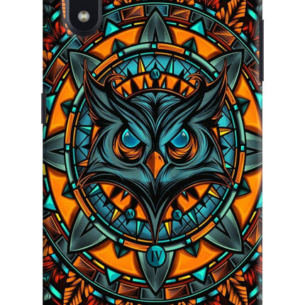 Angry Owl Art Samsung M01 Hard Case Back Cover by Casekaro