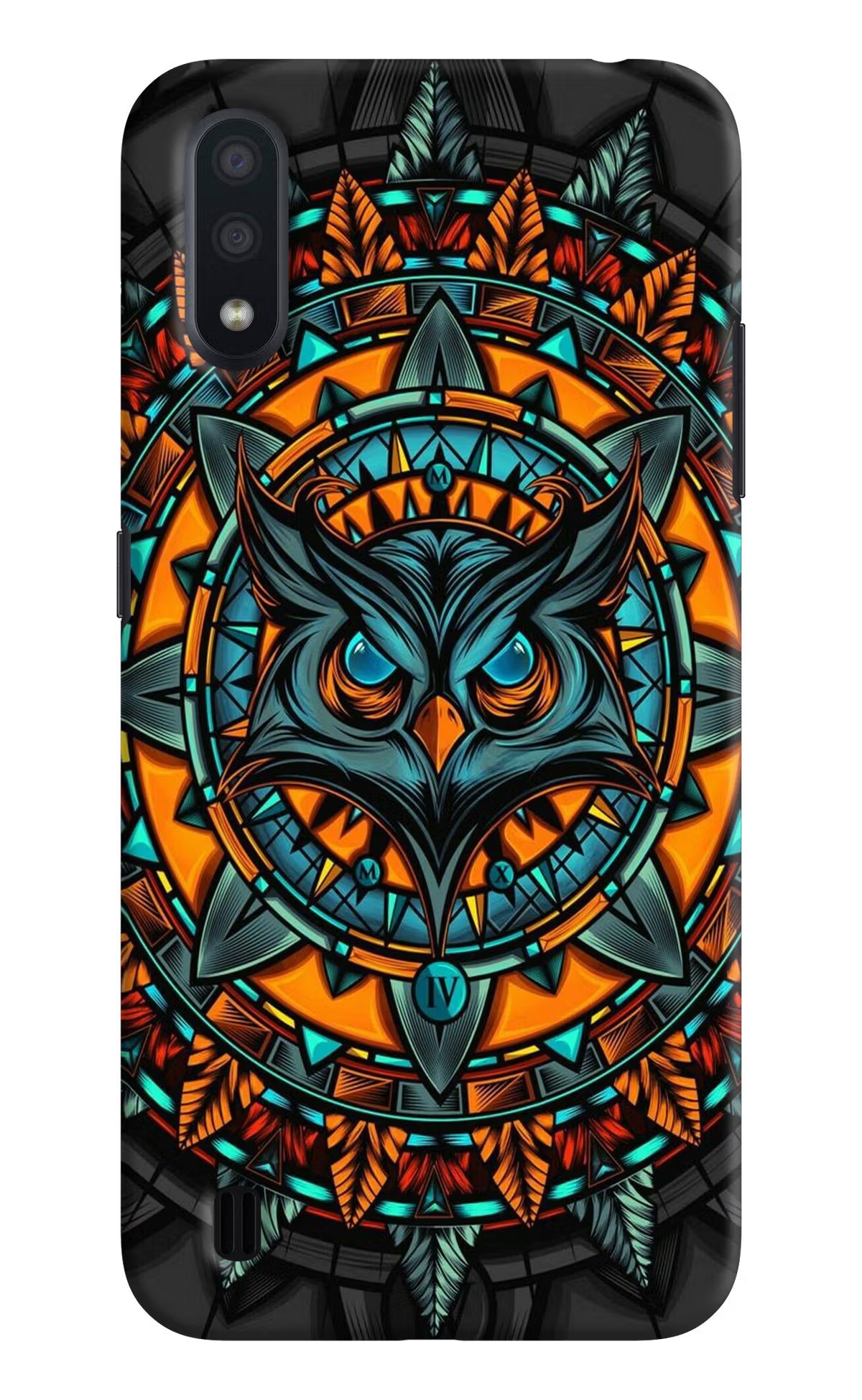 Angry Owl Art Samsung M01 Hard Case Back Cover by Casekaro