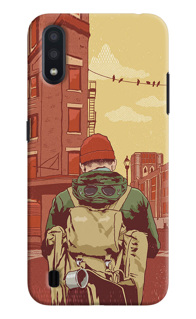 Adventurous Samsung M01 Hard Case Back Cover by Casekaro