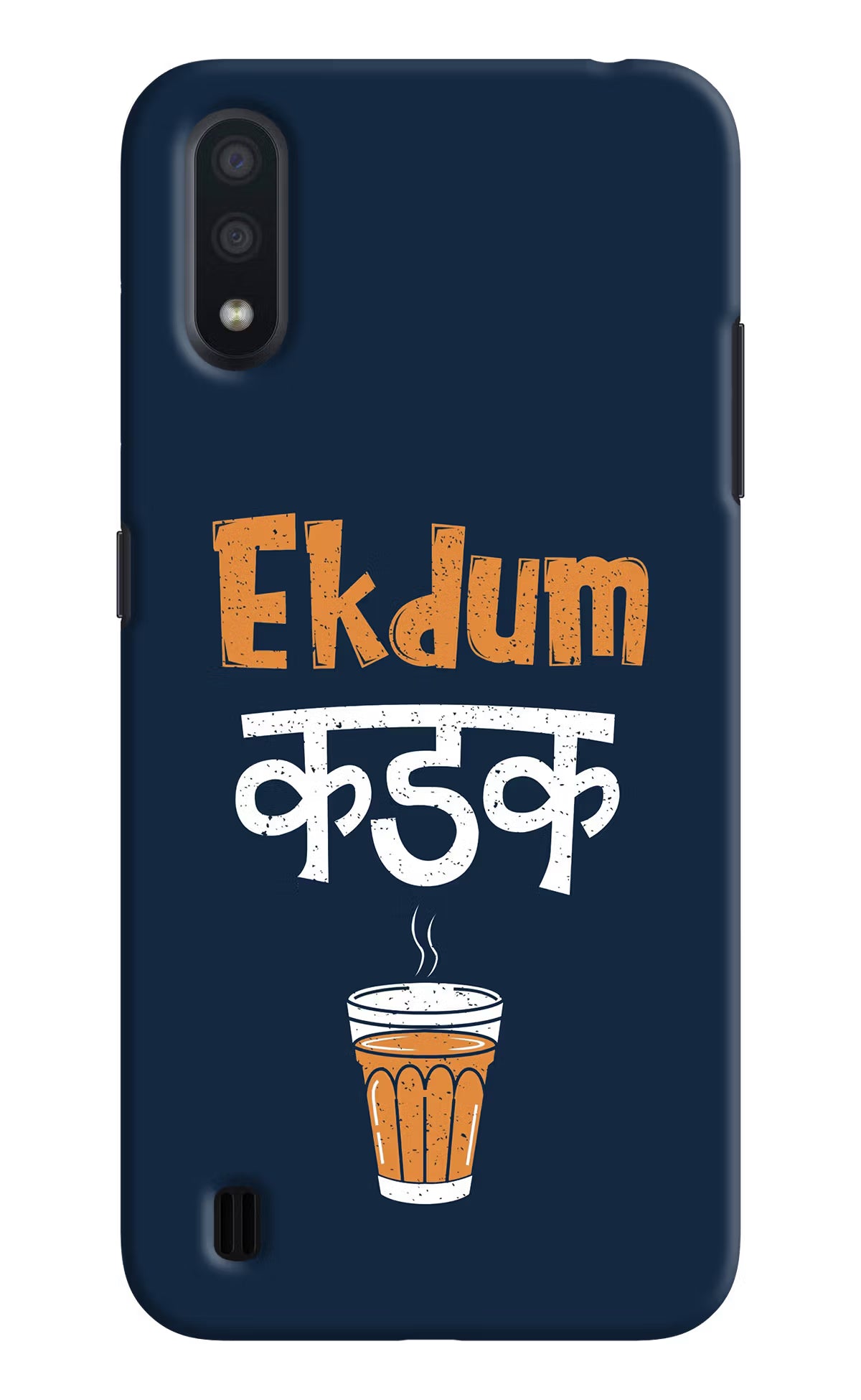 Ekdum Kadak Chai Samsung M01 Hard Case Back Cover by Casekaro