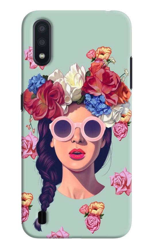 Pretty Girl Samsung M01 Hard Case Back Cover by Casekaro