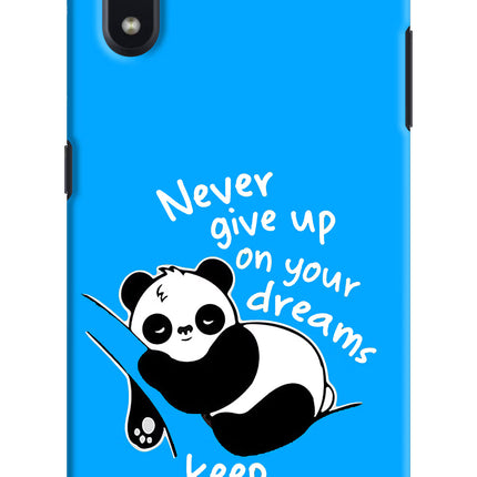 Keep Sleeping Samsung M01 Hard Case Back Cover by Casekaro