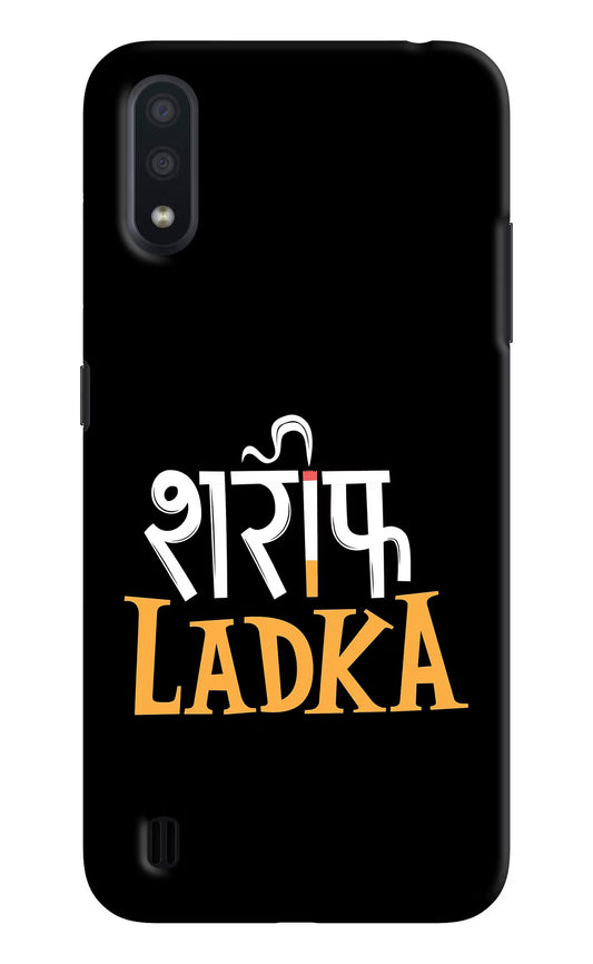 Shareef Ladka Samsung M01 Hard Case Back Cover by Casekaro