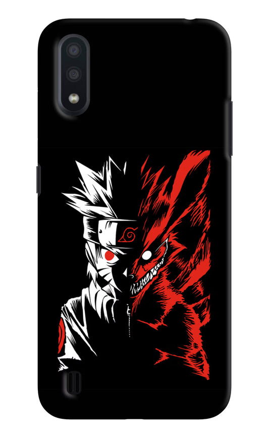 Naruto Two Face Samsung M01 Hard Case Back Cover by Casekaro