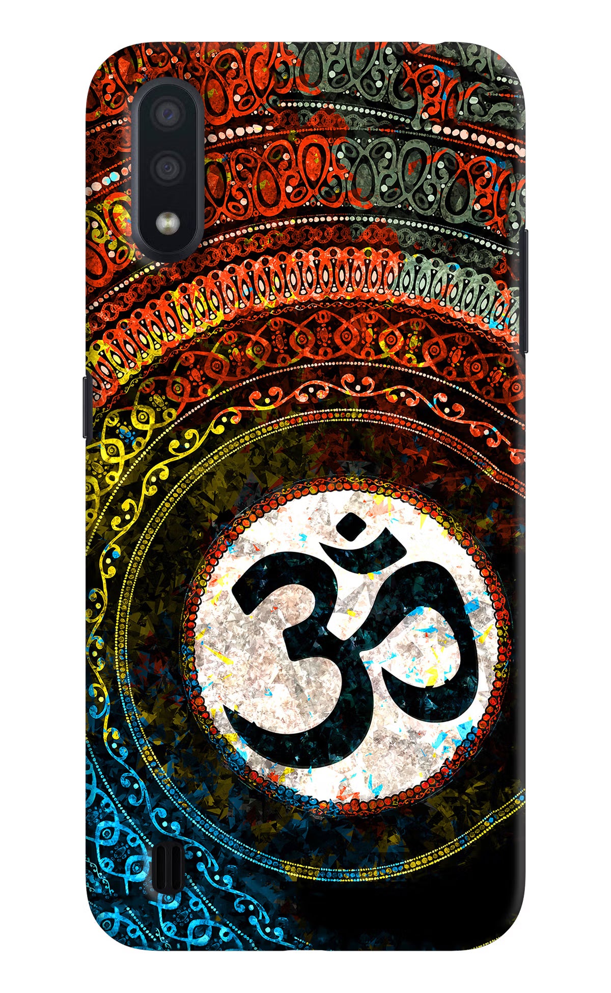 Om Cultural Samsung M01 Hard Case Back Cover by Casekaro