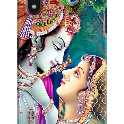 Lord Radha Krishna Samsung M01 Hard Case Back Cover by Casekaro