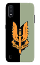 Balidan Logo Samsung M01 Hard Case Back Cover by Casekaro