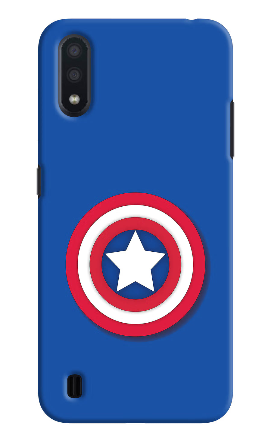 Shield Samsung M01 Back Cover, Hard case
