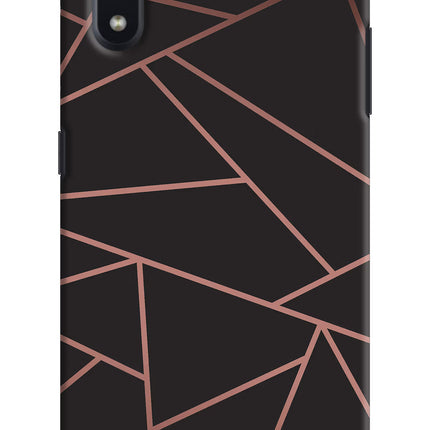 Geometric Pattern Samsung M01 Hard Case Back Cover by Casekaro
