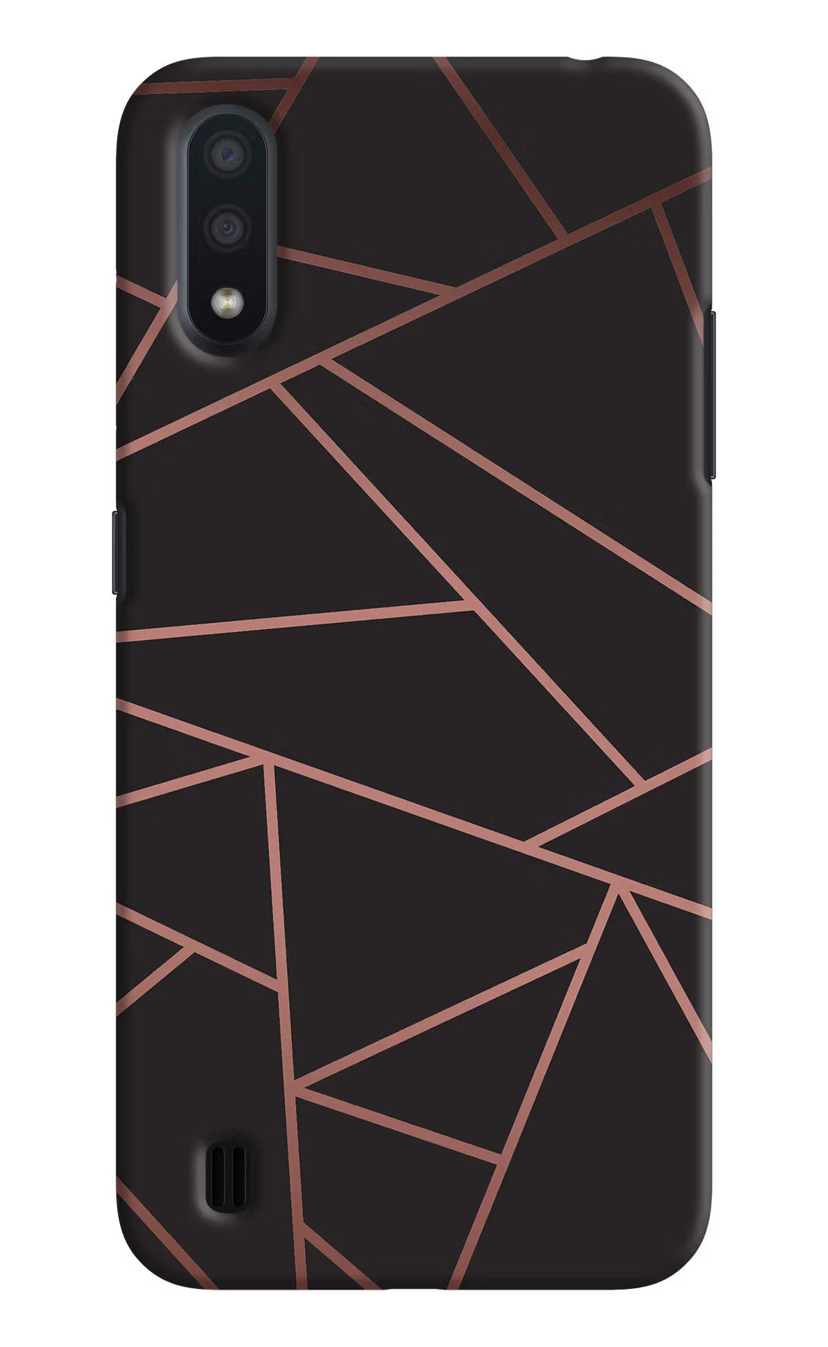 Geometric Pattern Samsung M01 Hard Case Back Cover by Casekaro
