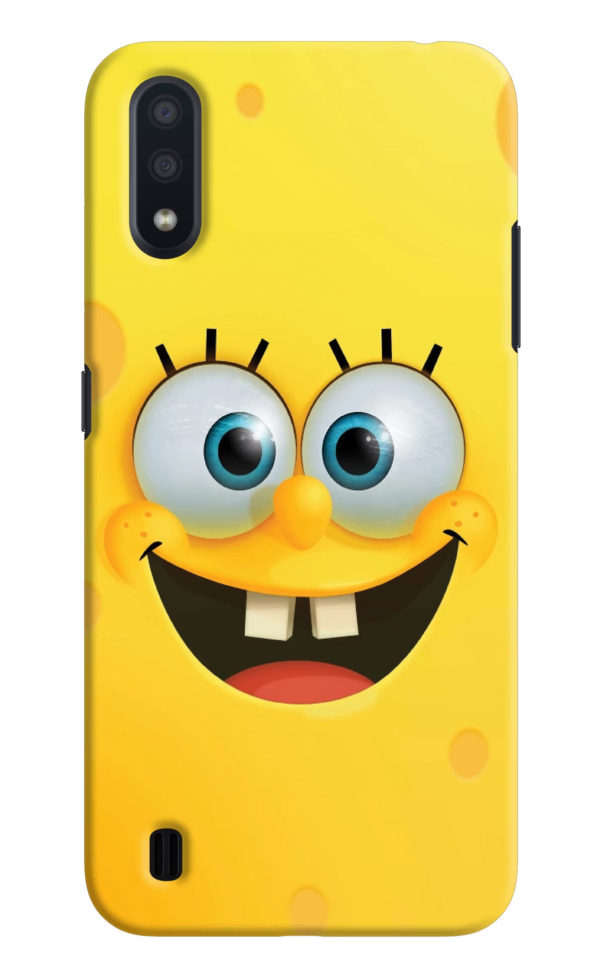 Sponge 1 Samsung M01 Hard Case Back Cover by Casekaro