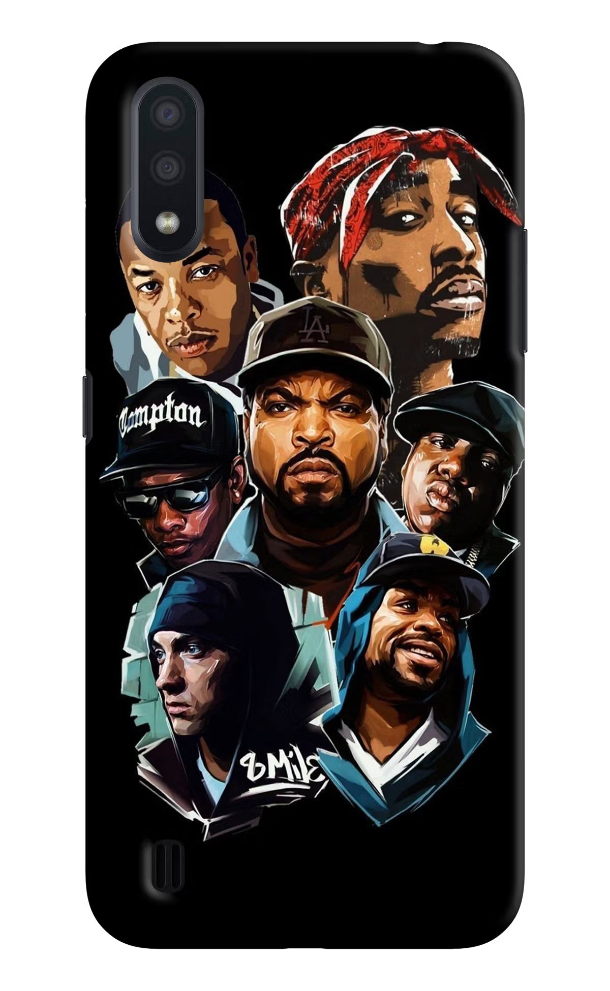 Rappers Samsung M01 Hard Case Back Cover by Casekaro