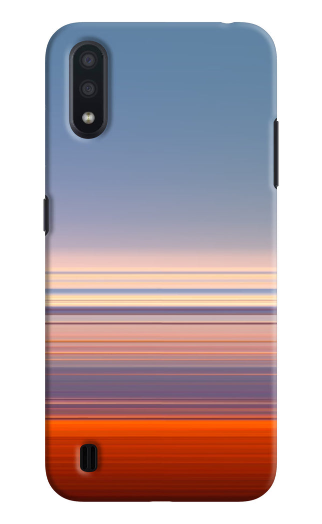 Morning Colors Samsung M01 Hard Case Back Cover by Casekaro
