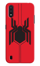 Spider Samsung M01 Hard Case Back Cover by Casekaro