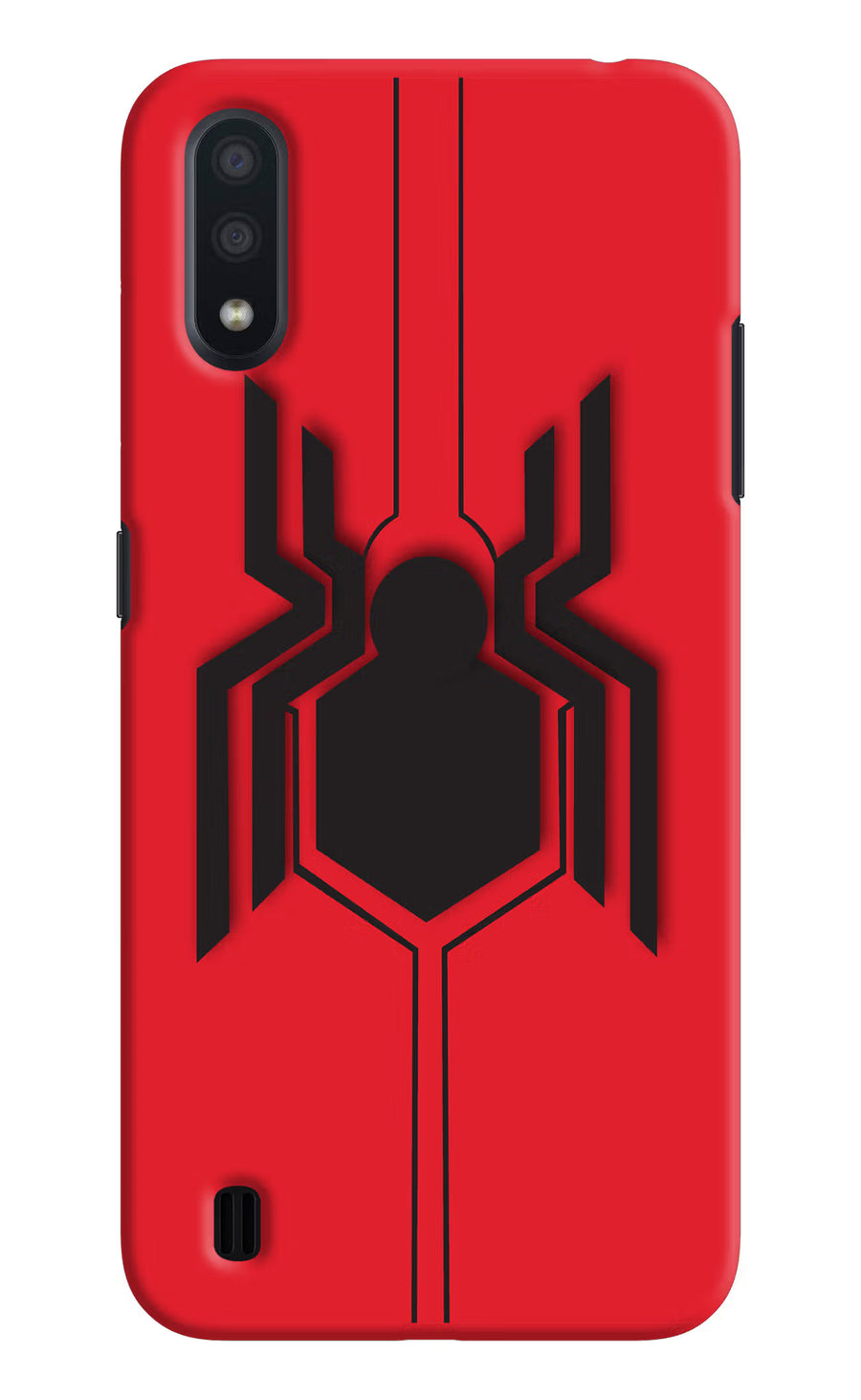 Spider Samsung M01 Back Cover, Hard case