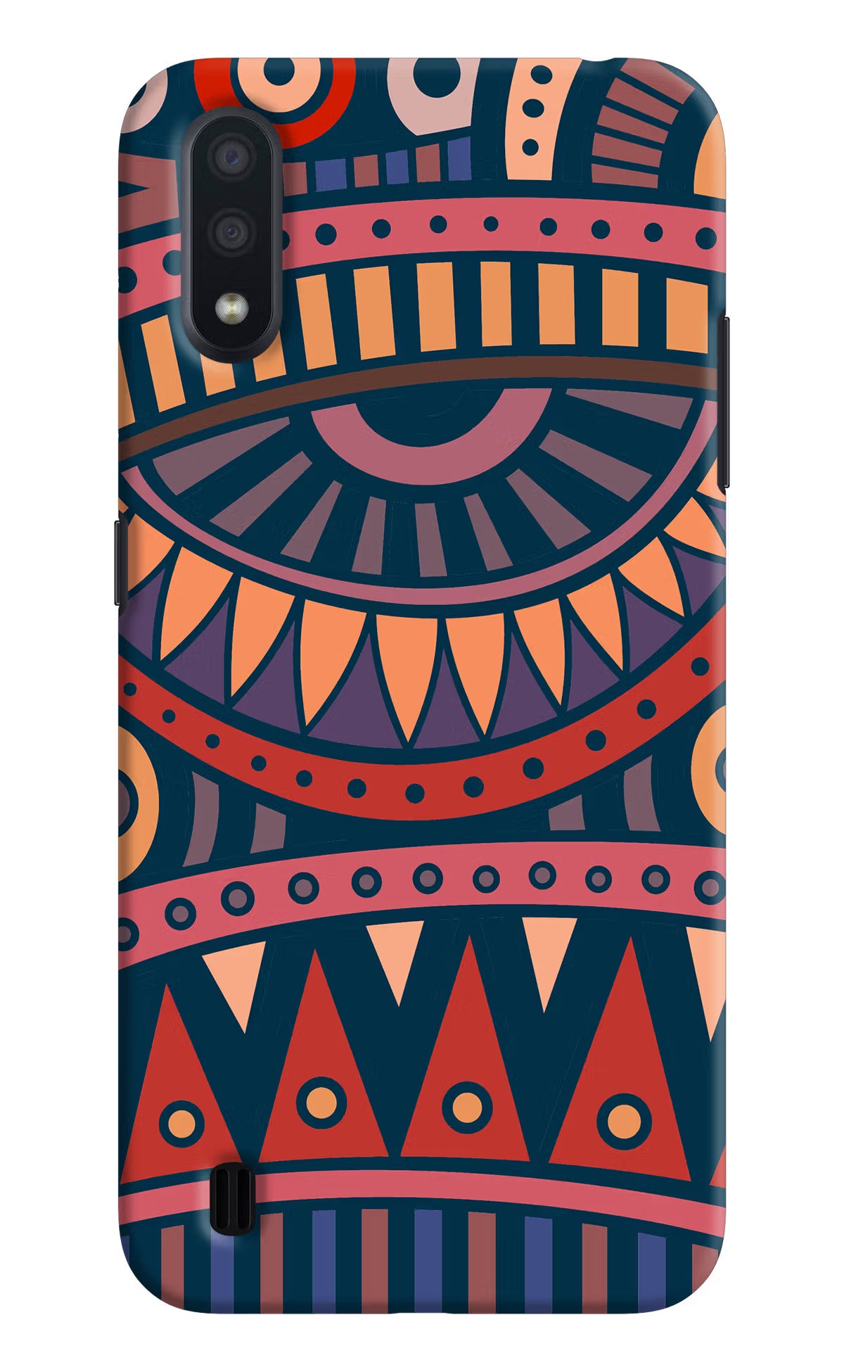 African Culture Design Samsung M01 Hard Case Back Cover by Casekaro