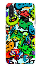 Game Doodle Samsung M01 Hard Case Back Cover by Casekaro