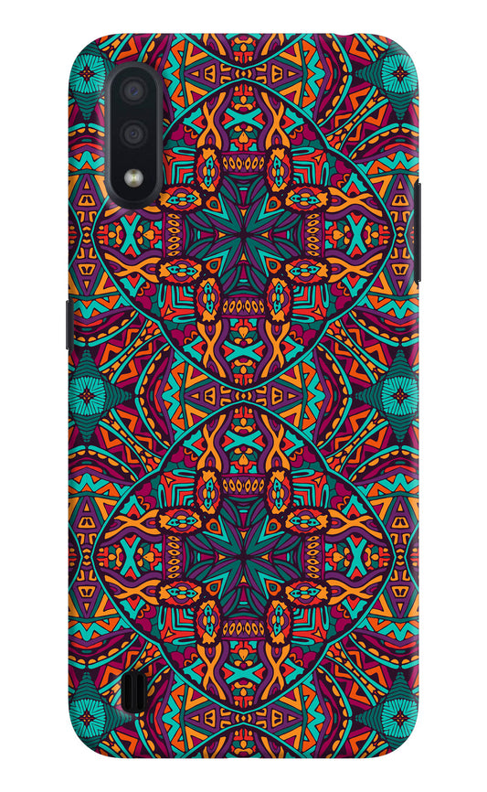 Colour Mandala Samsung M01 Hard Case Back Cover by Casekaro