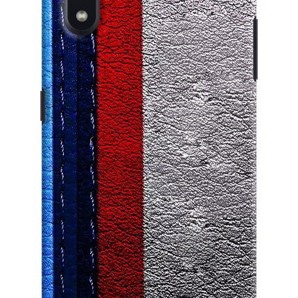 BMW Stripes Samsung M01 Hard Case Back Cover by Casekaro