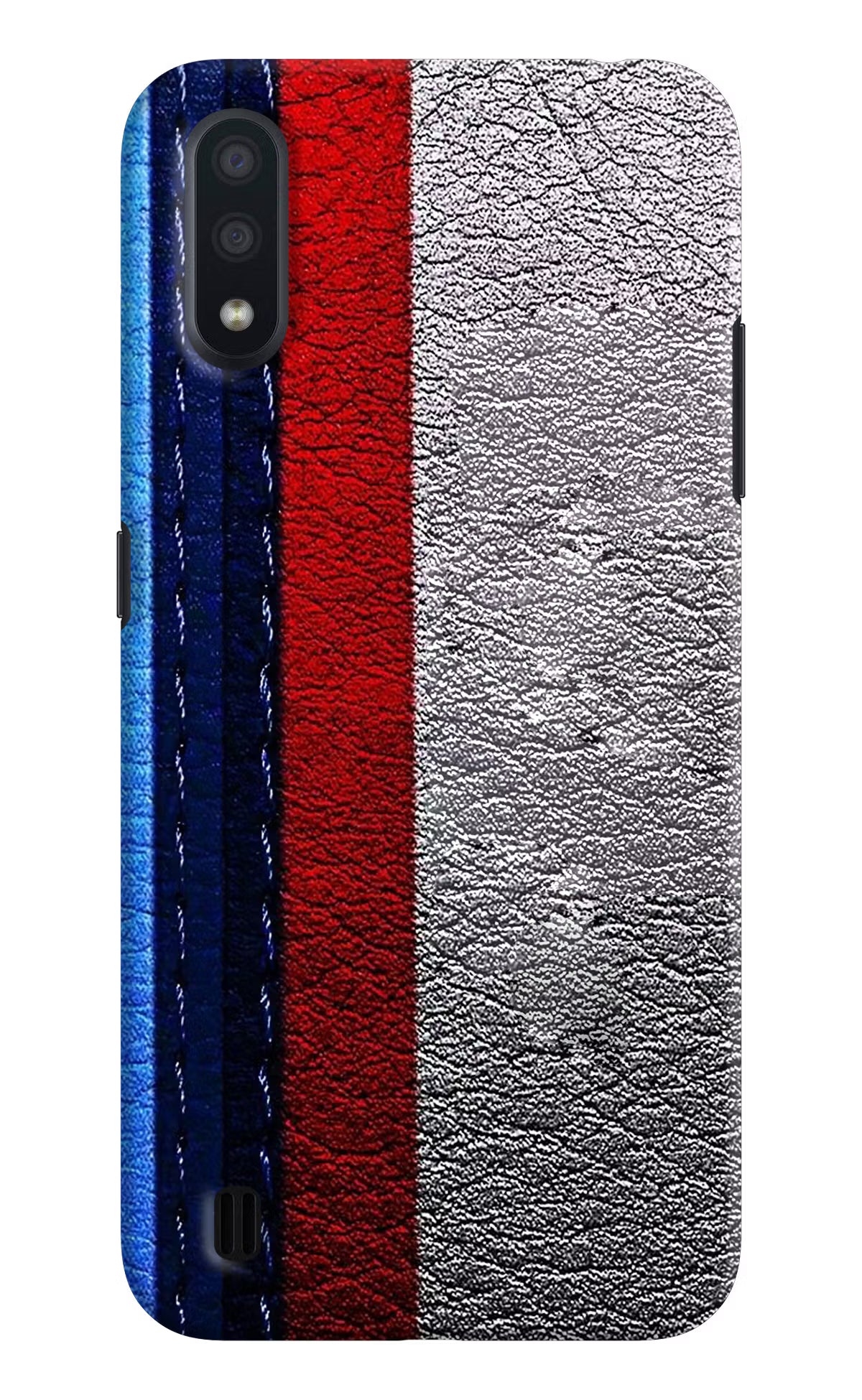 BMW Stripes Samsung M01 Hard Case Back Cover by Casekaro