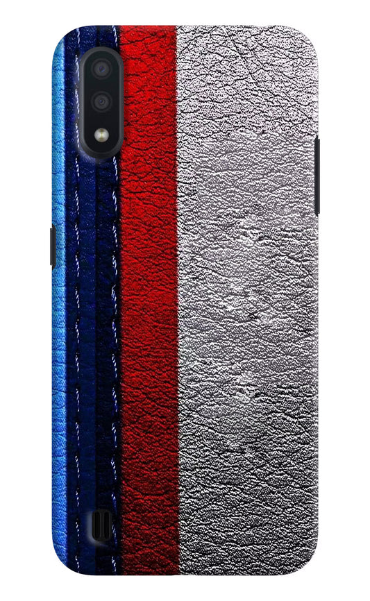 BMW Stripes Samsung M01 Hard Case Back Cover by Casekaro