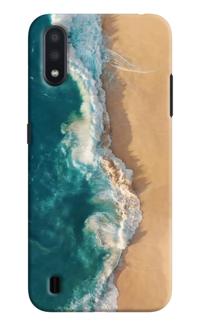 Ocean Beach Samsung M01 Hard Case Back Cover by Casekaro