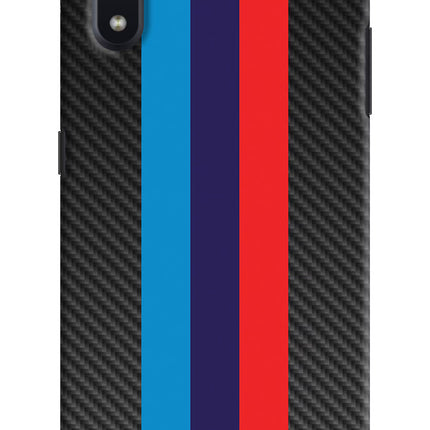 BMW Stripes Pattern Samsung M01 Hard Case Back Cover by Casekaro