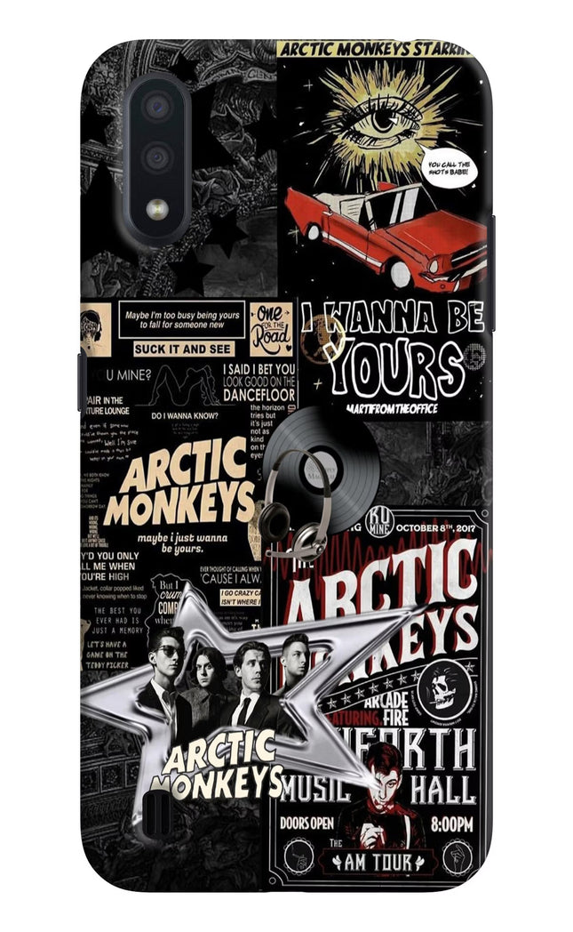 Arctic Monkeys Samsung M01 Hard Case Back Cover by Casekaro