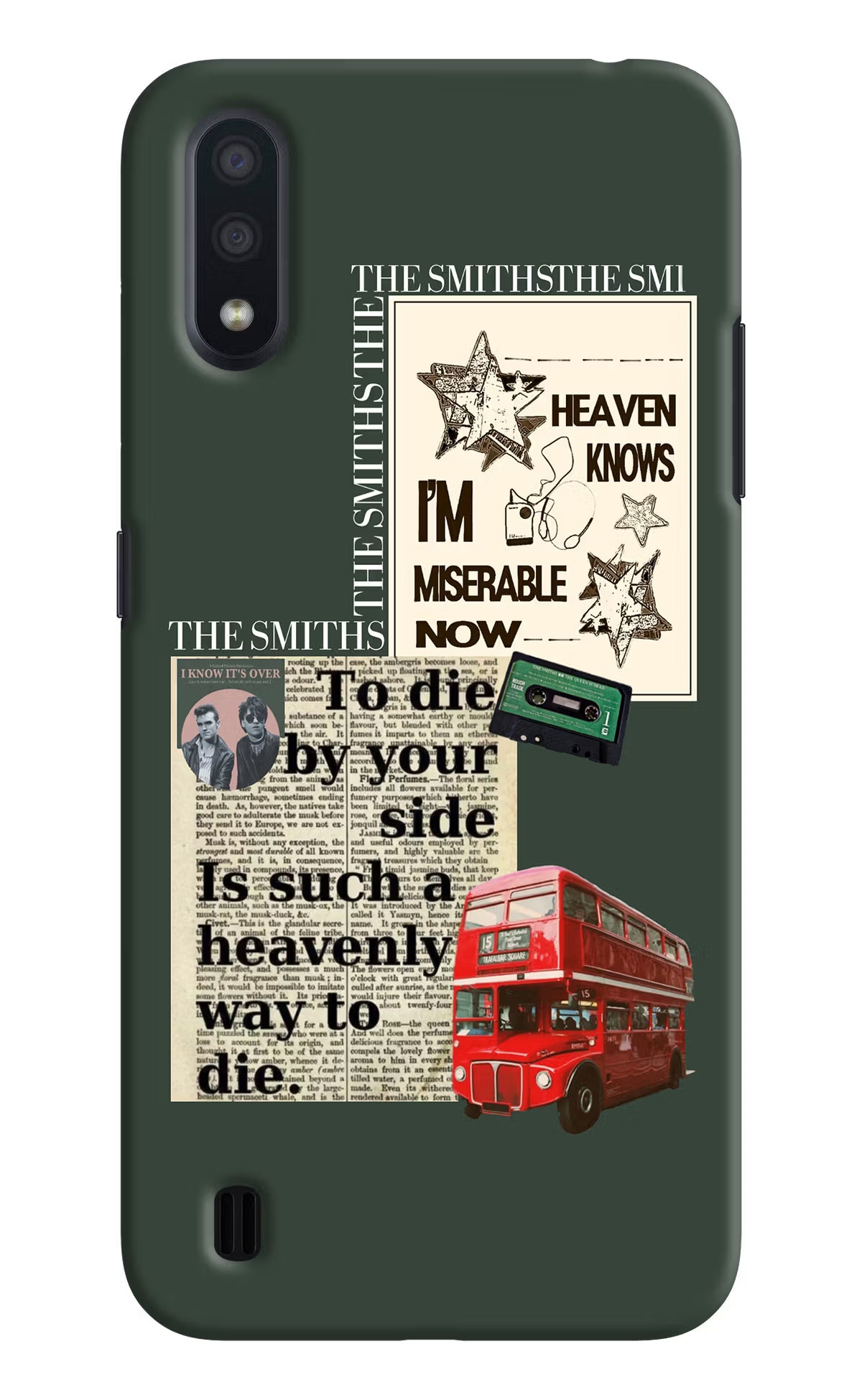 The Smiths Samsung M01 Hard Case Back Cover by Casekaro