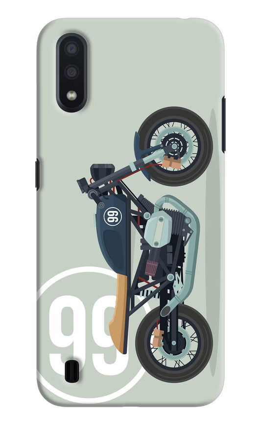 Classic Cafe Racer 99 Samsung M01 Hard Case Back Cover by Casekaro