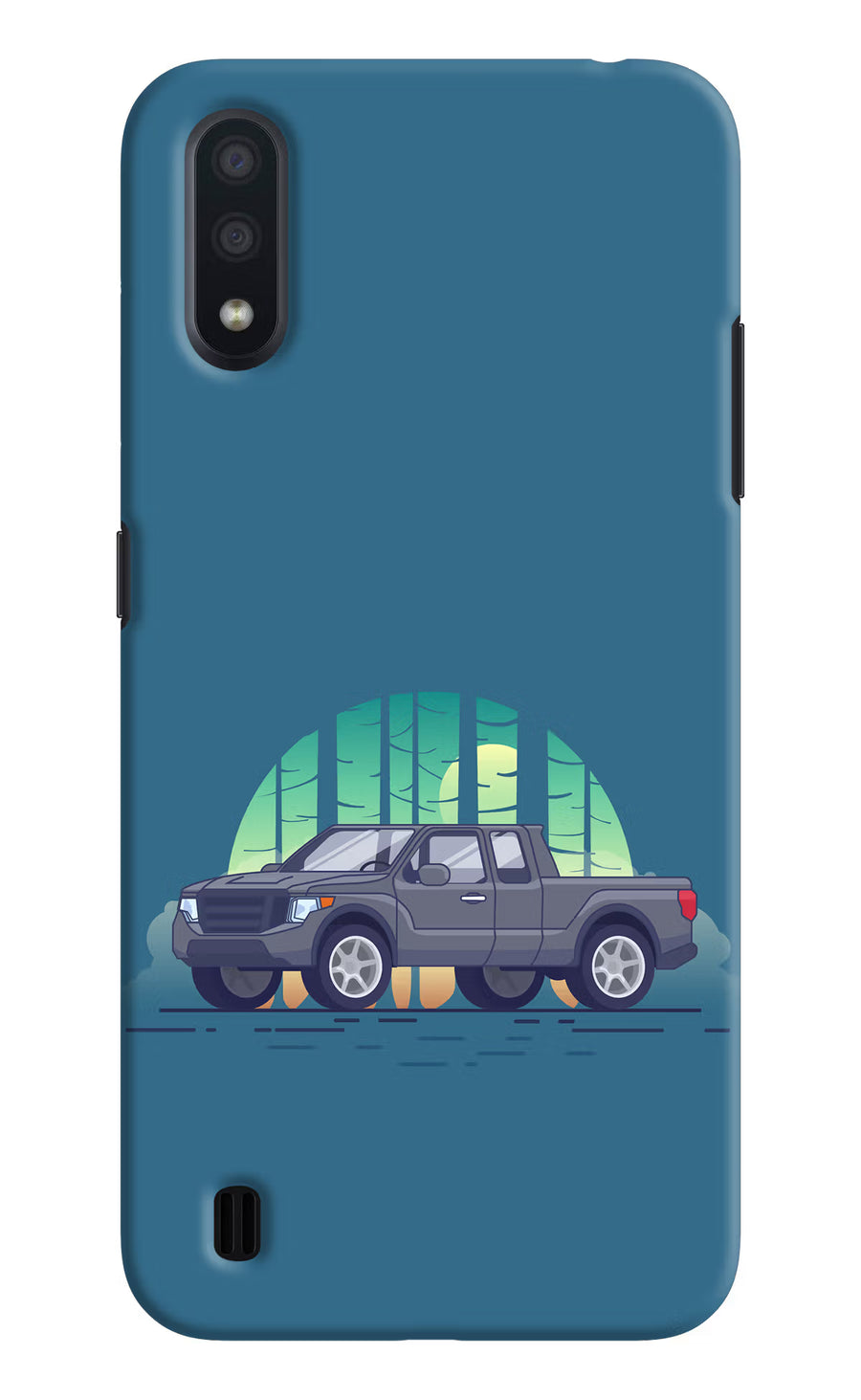 Retro Garage Vibe Samsung M01 Back Cover, Hard case