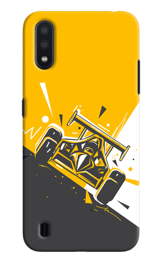 Track King Samsung M01 Hard Case Back Cover by Casekaro