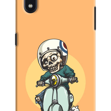 Undead Biker Samsung M01 Hard Case Back Cover by Casekaro