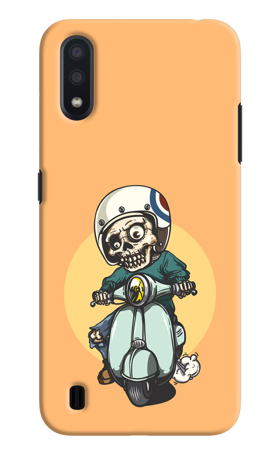 Undead Biker Samsung M01 Back Cover, Hard case