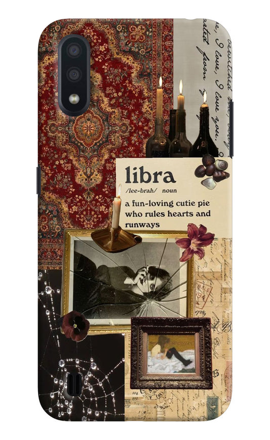 Libra Zodiac Samsung M01 Hard Case Back Cover by Casekaro