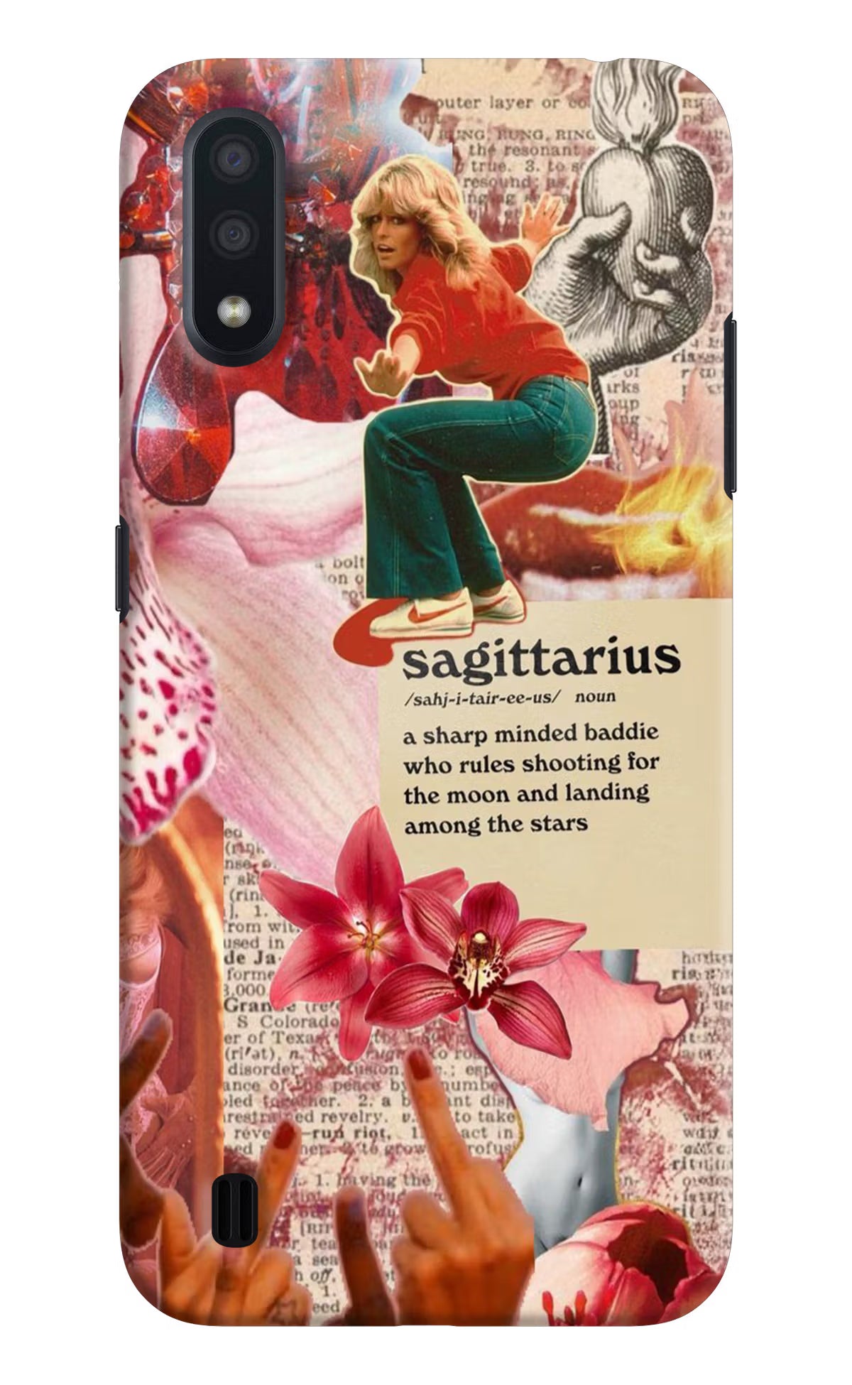 Sagittarius Zodiac Samsung M01 Hard Case Back Cover by Casekaro