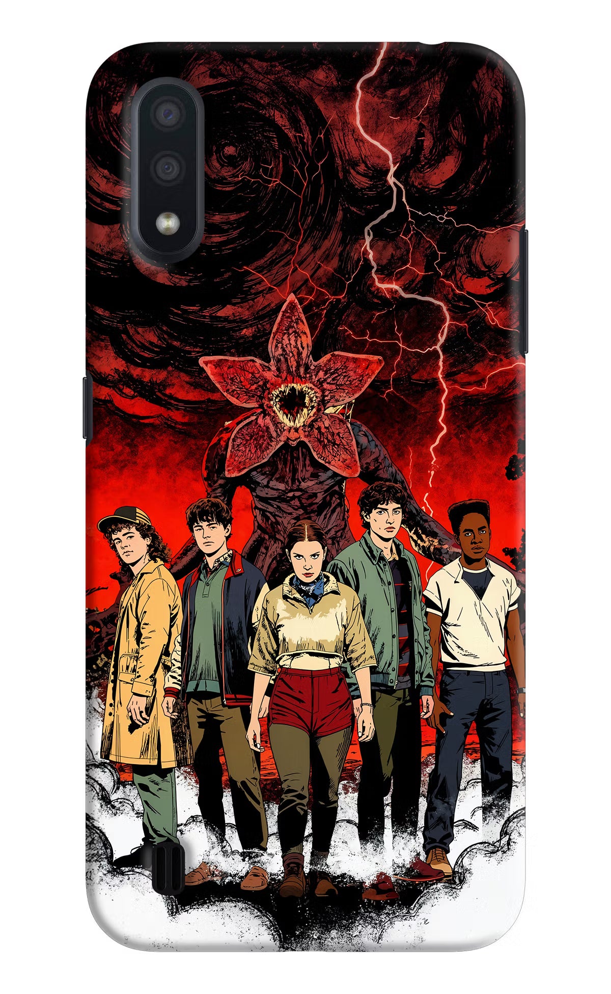 Ordinary Things Characters Samsung M01 Hard Case Back Cover by Casekaro