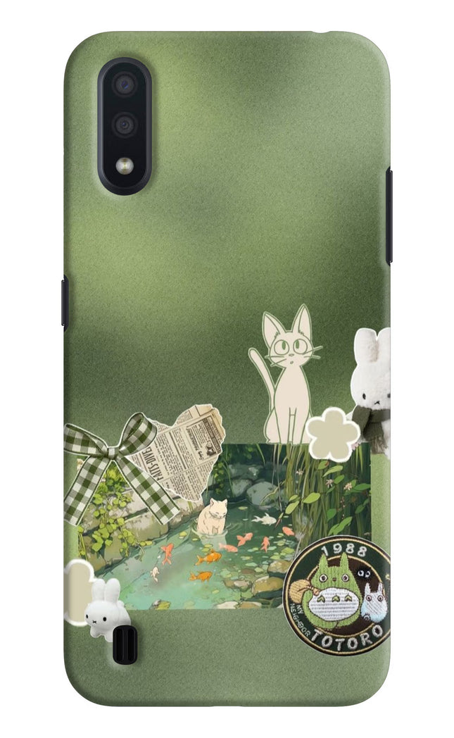 Aesthetic anime Samsung M01 Hard Case Back Cover by Casekaro