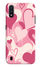 Hearty case Samsung M01 Hard Case Back Cover by Casekaro