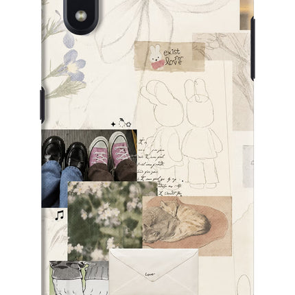 Soft Aesthetic Samsung M01 Hard Case Back Cover by Casekaro