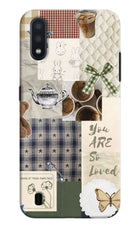 Cookie Samsung M01 Hard Case Back Cover by Casekaro