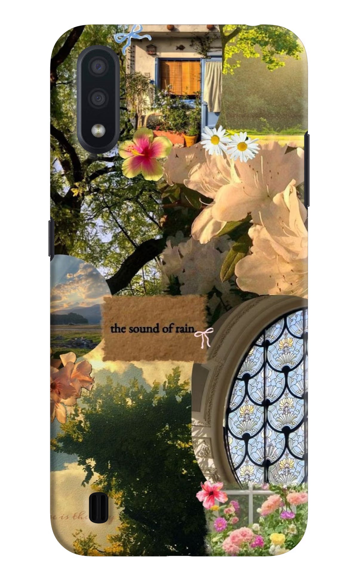 Rain Samsung M01 Back Cover