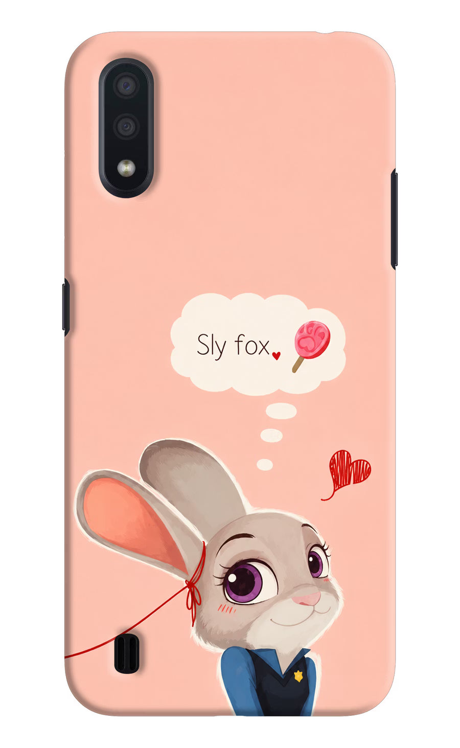 Judy Charm Samsung M01 Back Cover, Hard case