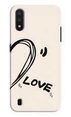 Soul Line Samsung M01 Hard Case Back Cover by Casekaro