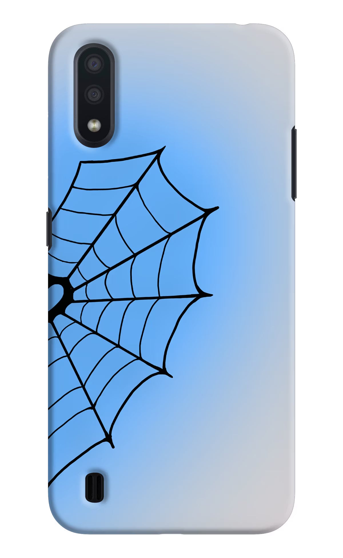Blue Web Samsung M01 Back Cover