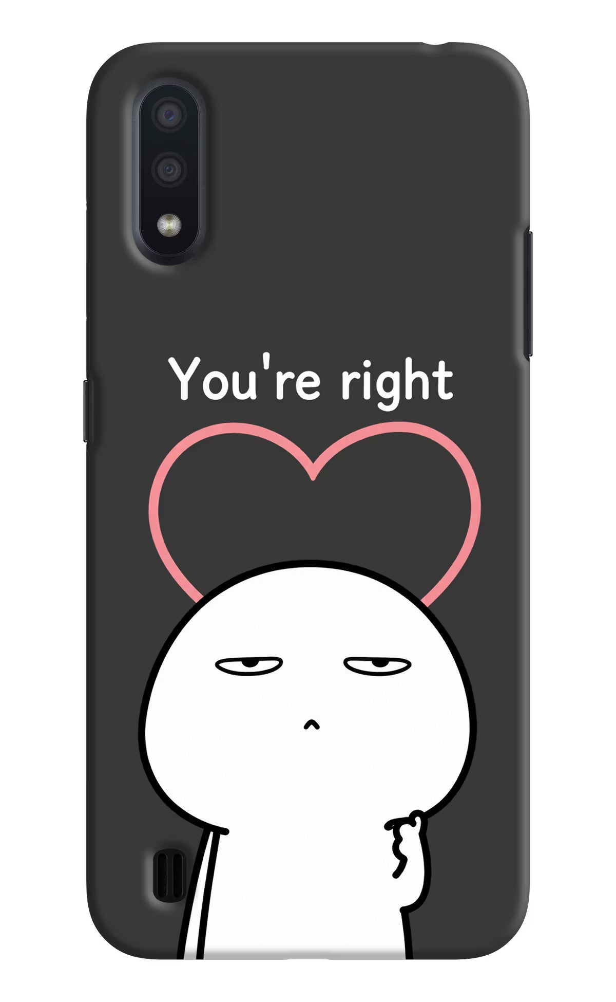 You're Right Samsung M01 Back Cover
