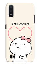 Always Right Samsung M01 Hard Case Back Cover by Casekaro
