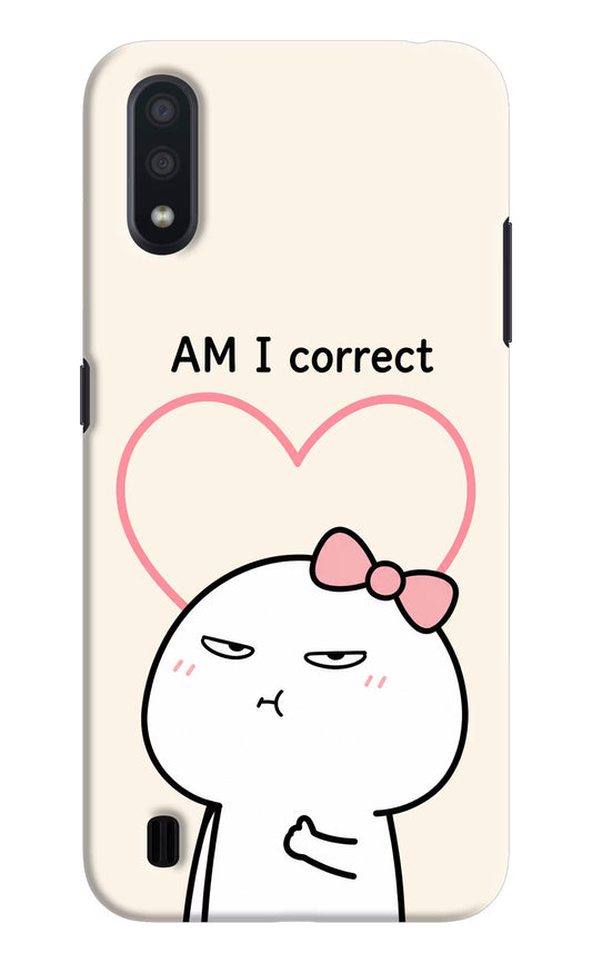 Always Right Samsung M01 Hard Case Back Cover by Casekaro