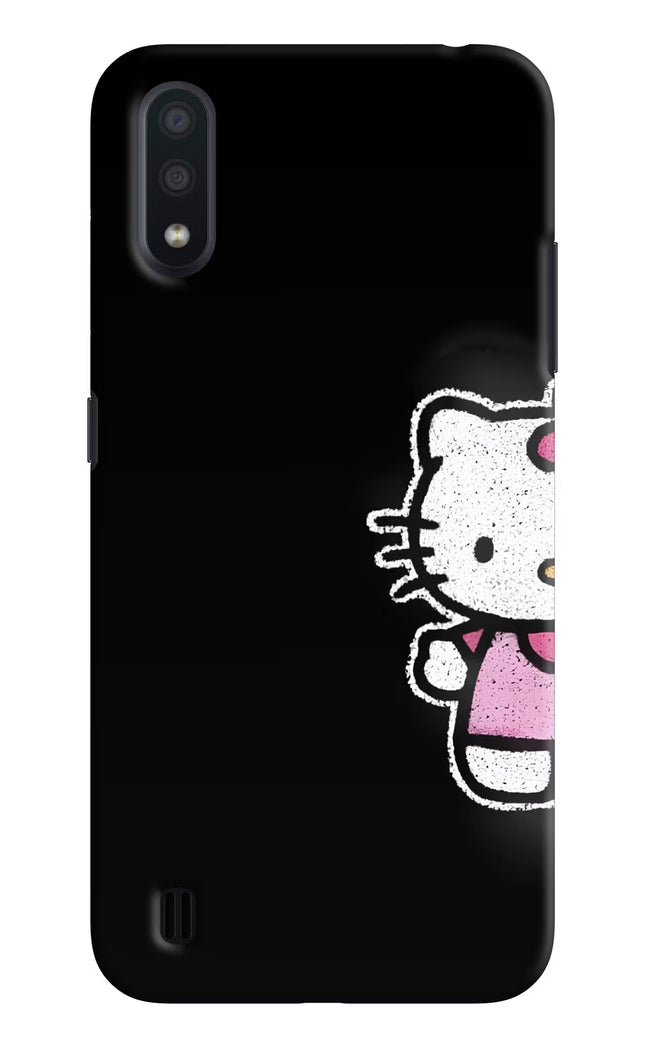 Kitty Charm Samsung M01 Hard Case Back Cover by Casekaro